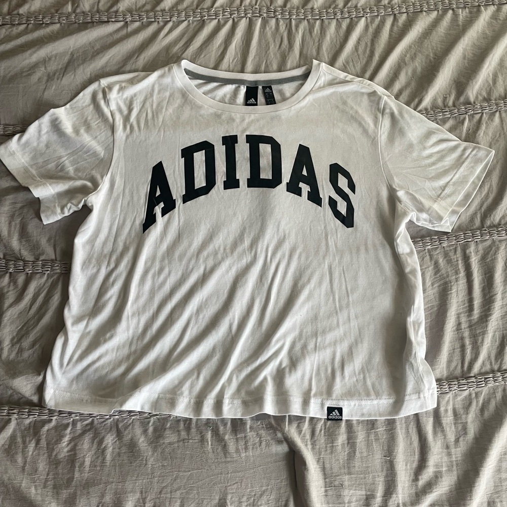 White adidas Crop top!